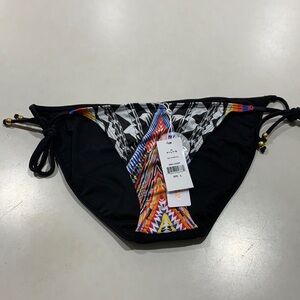 NWT PILYQ Inca’s Tie Side String Bikini Bottoms L‎